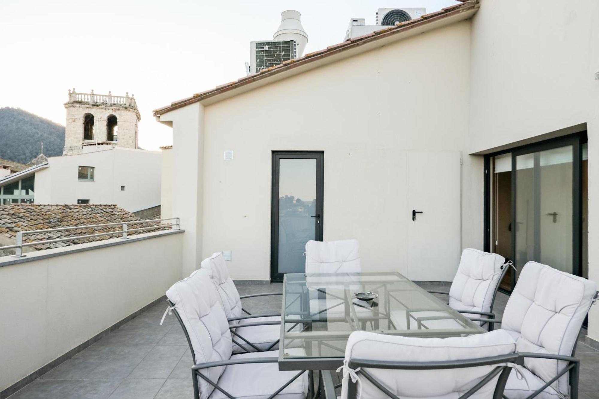 Can Cintet 3 Apartamento Con Terraza En Бесалу Экстерьер фото